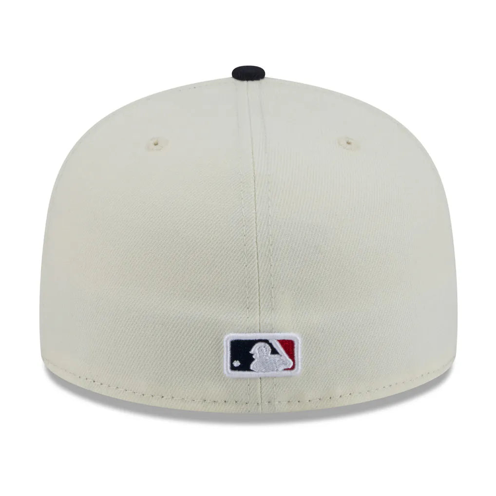 Boston Red Sox New Era Blossom 59FIFTY Fitted Hat - White/Navy Techwosell