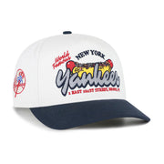 New York Yankees '47 Glizzy Collection Hitch Adjustable Hat - White/Navy Techwosell
