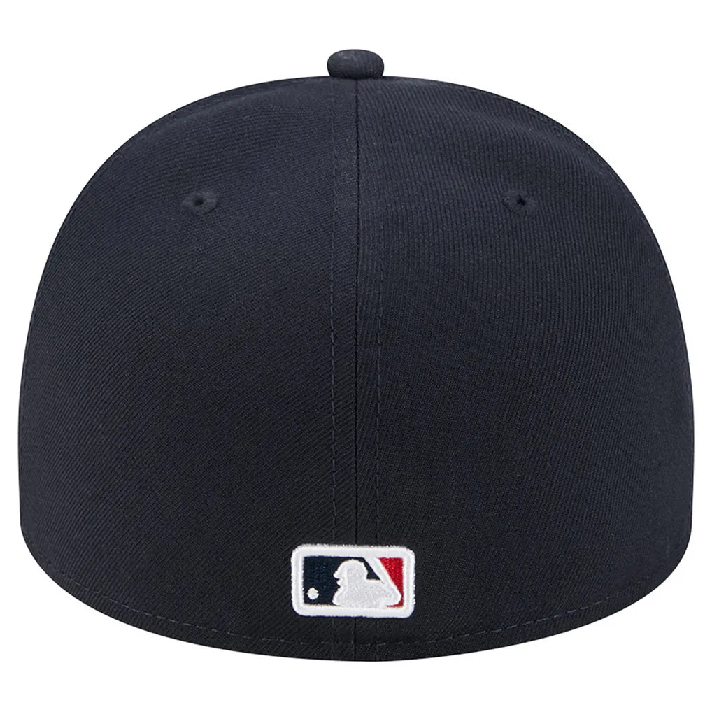 Boston Red Sox New Era Cartoon A-Frame 59FIFTY Fitted Hat - Navy