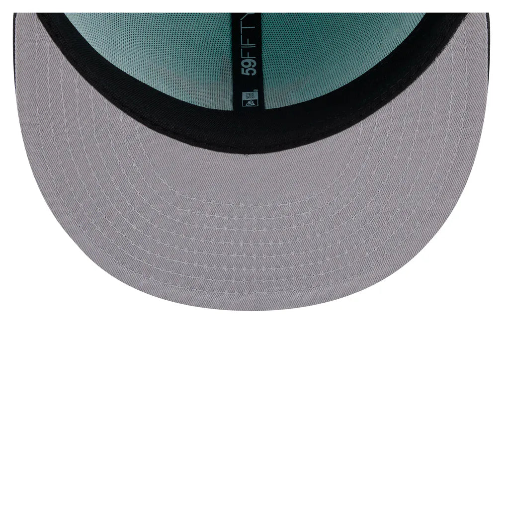 Dallas Stars New Era Two-Tone Color Pack 59FIFTY Fitted Hat - Turquoise/Charcoal Techwosell