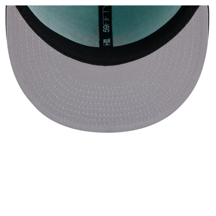 Dallas Stars New Era Two-Tone Color Pack 59FIFTY Fitted Hat - Turquoise/Charcoal