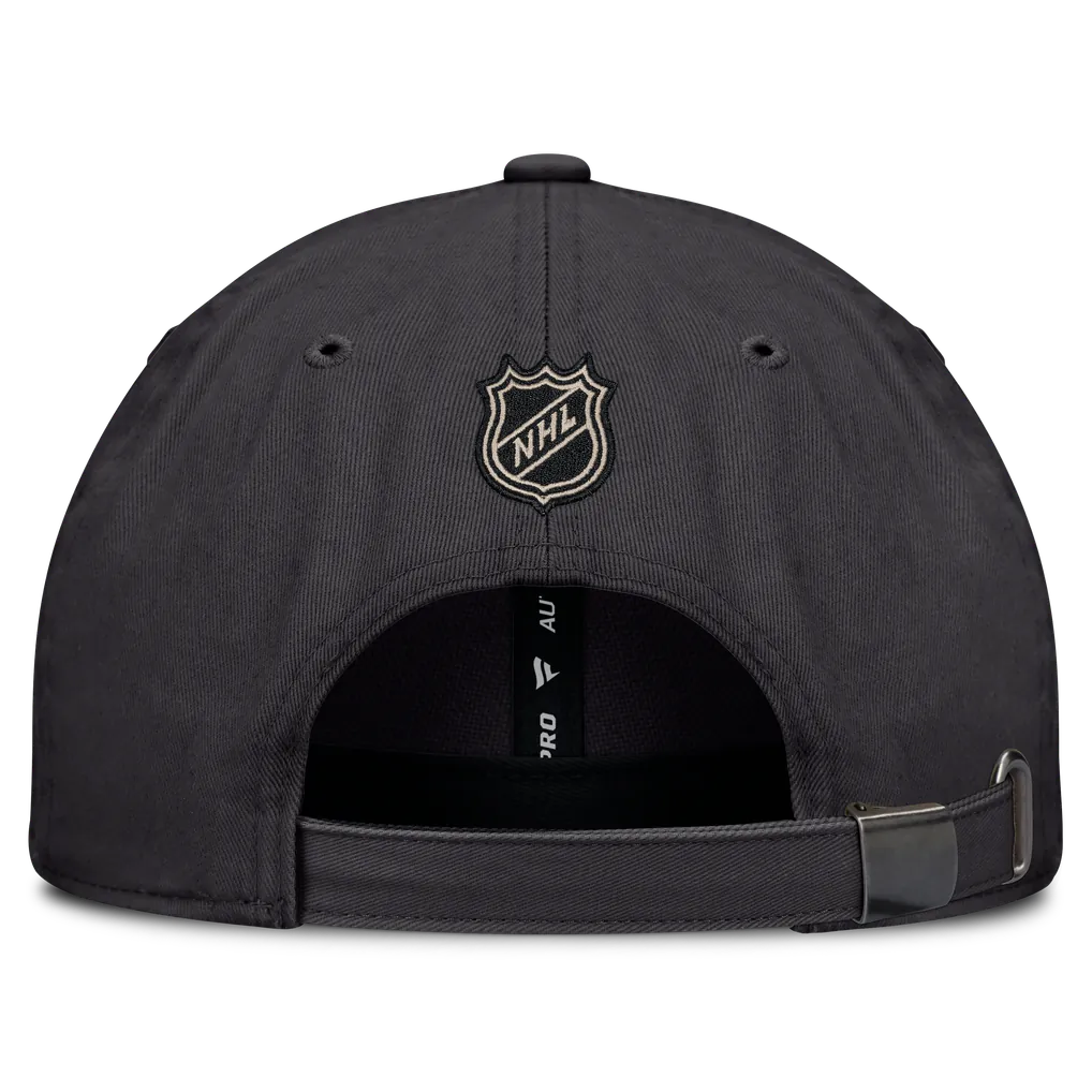 Dallas Stars Fanatics Road Phantom Washed Adjustable Hat - Charcoal Techwosell