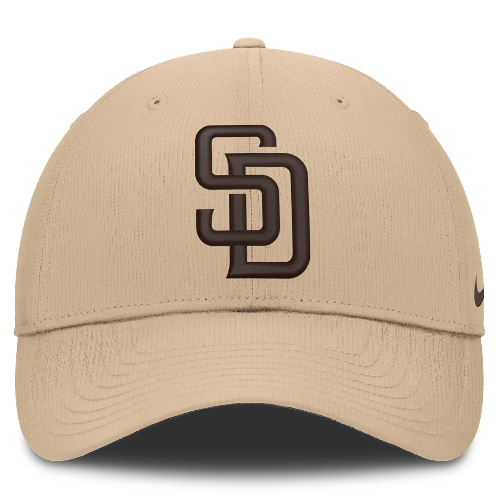 San Diego Padres Nike Desert Ripstop Club Adjustable Hat - Khaki Techwosell