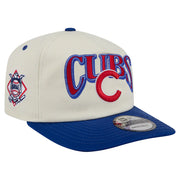 Chicago Cubs New Era Vintage 19TWENTY Adjustable Hat - Cream/Royal Techwosell