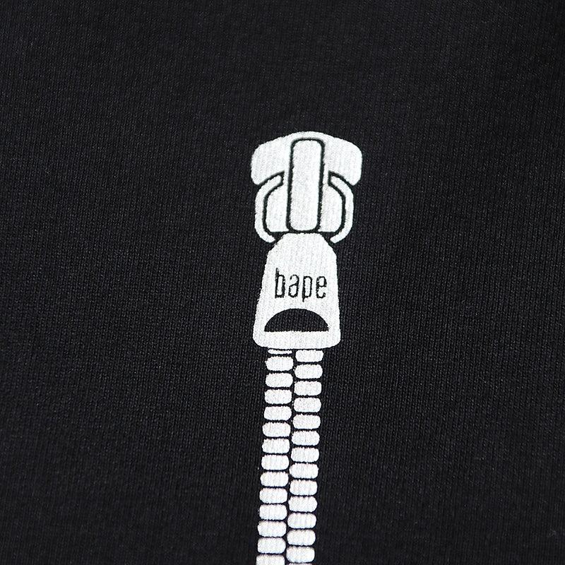 BATHING APE Black T-SHORT SLEEVE TEE 1ST CAMO SHARK TEE