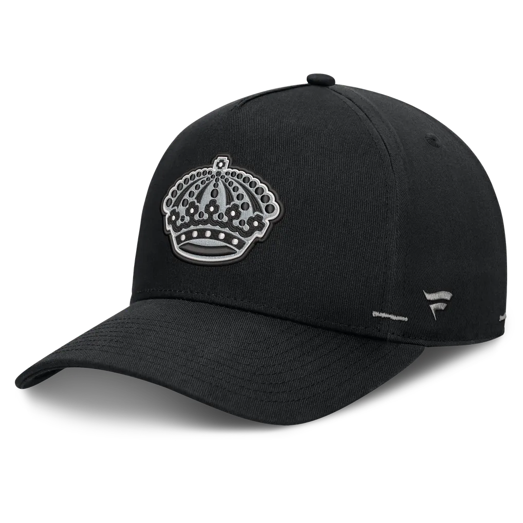 Los Angeles Kings Fanatics Alternate Authentic Pro Rink A-Frame Adjustable Hat - Black