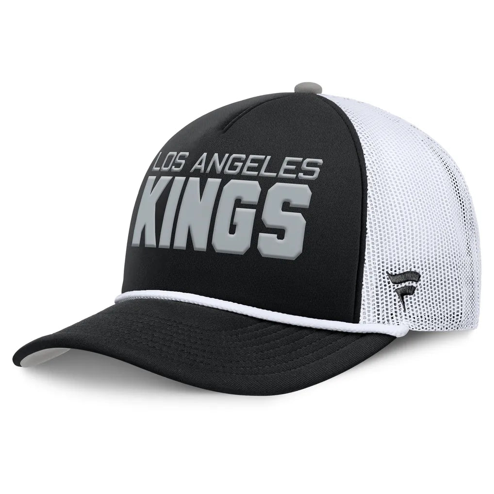 Los Angeles Kings Fanatics Authentic Pro Rink A-Frame Adjustable Hat - Black/White