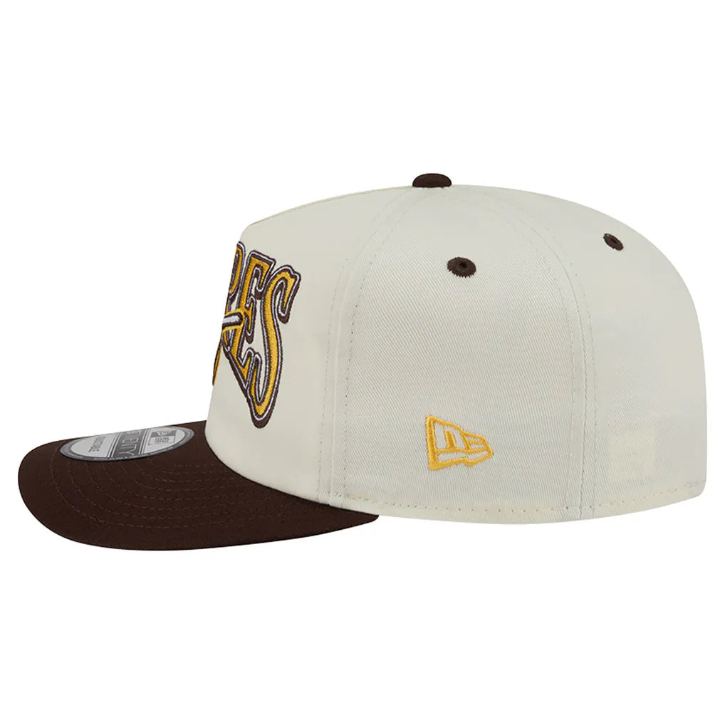 San Diego Padres New Era Vintage 19TWENTY Adjustable Hat - Cream/Brown Techwosell