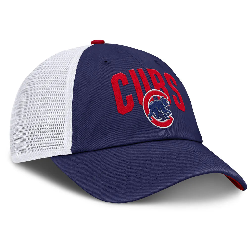 Chicago Cubs Nike Primetime Club Adjustable Trucker Hat - Royal Techwosell