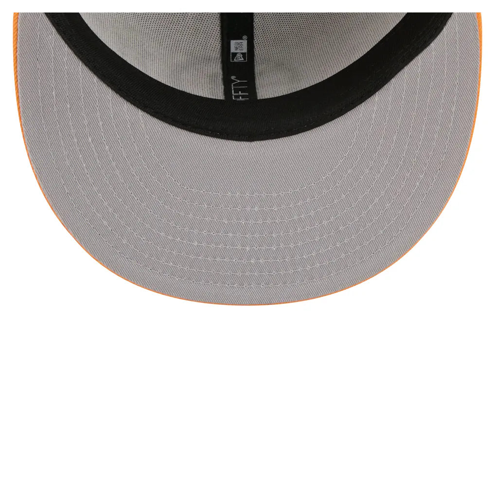 Boston Bruins New Era Localized City Icon 59FIFTY Fitted Hat - Tan/Gold Techwosell