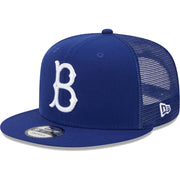 Brooklyn Dodgers New Era Cooperstown Collection Team Color Trucker 9FIFTY Snapback Hat - Royal Techwosell