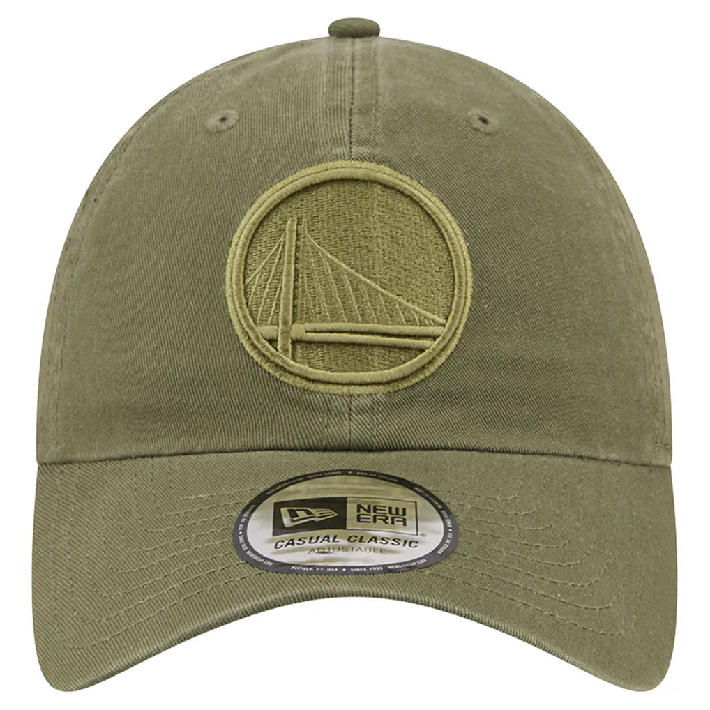 Golden State Warriors New Era Color Pack Casual Classic Adjustable Hat - Green