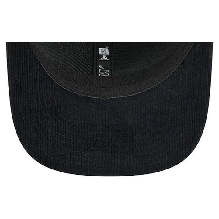 Boston Bruins New Era Quilted Nylon 9SEVENTY Adjustable Trucker Hat - Black