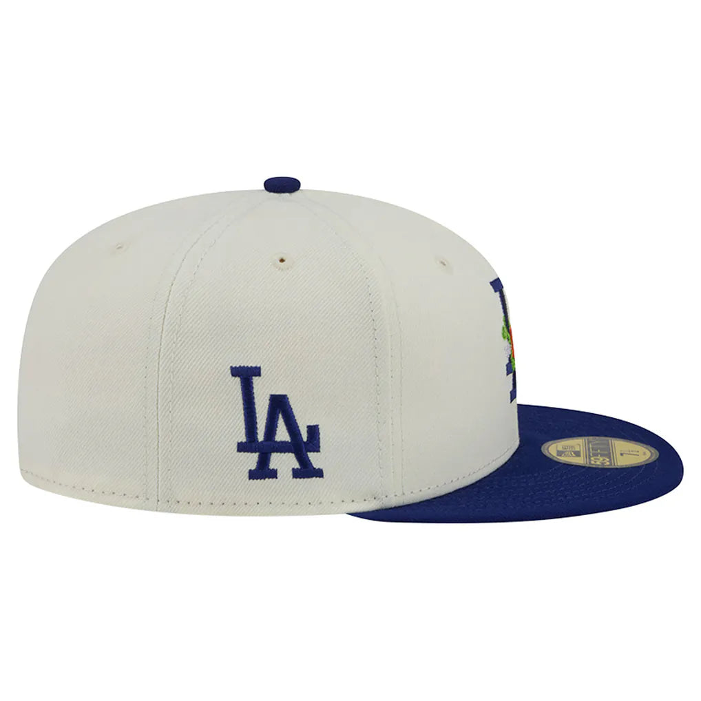 Los Angeles Dodgers New Era Blossom 59FIFTY Fitted Hat - White/Royal