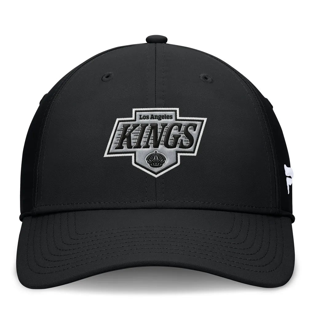 Los Angeles Kings Fanatics Core Primary Logo Flex Hat - Black Techwosell