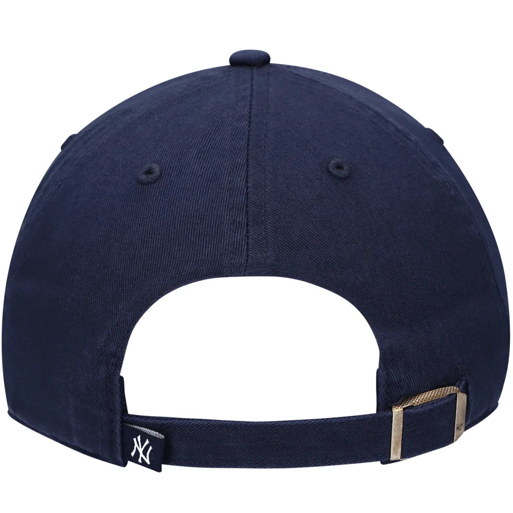New York Yankees '47 Youth Team Logo Clean Up Adjustable Hat - Navy Techwosell