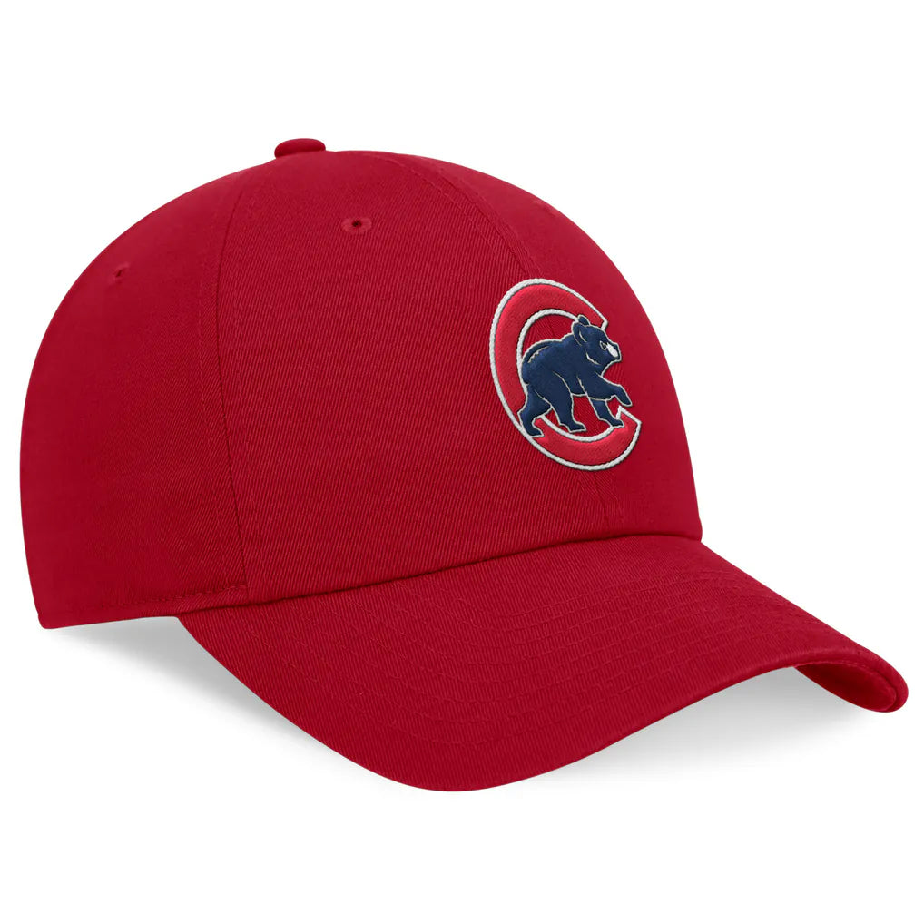 Chicago Cubs Nike Club Adjustable Hat - Red Techwosell