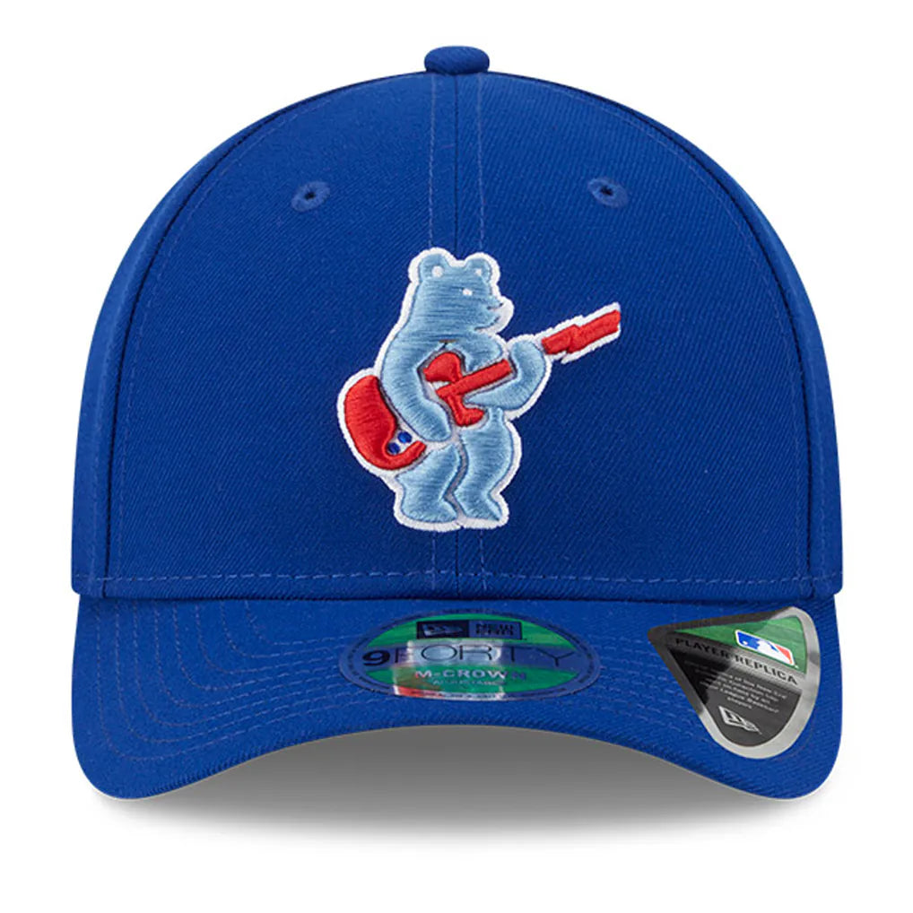 Chicago Cubs New Era Player Replica 9FORTY Adjustable Hat - Royal Techwosell
