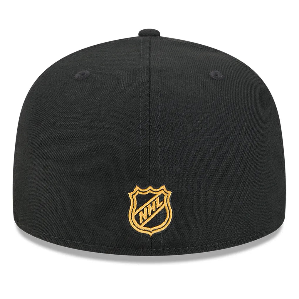 Boston Bruins New Era Core 59FIFTY Fitted Hat - Black Techwosell
