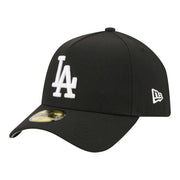 Los Angeles Dodgers New Era A-Frame 59FORTY Fitted Hat - Black Techwosell
