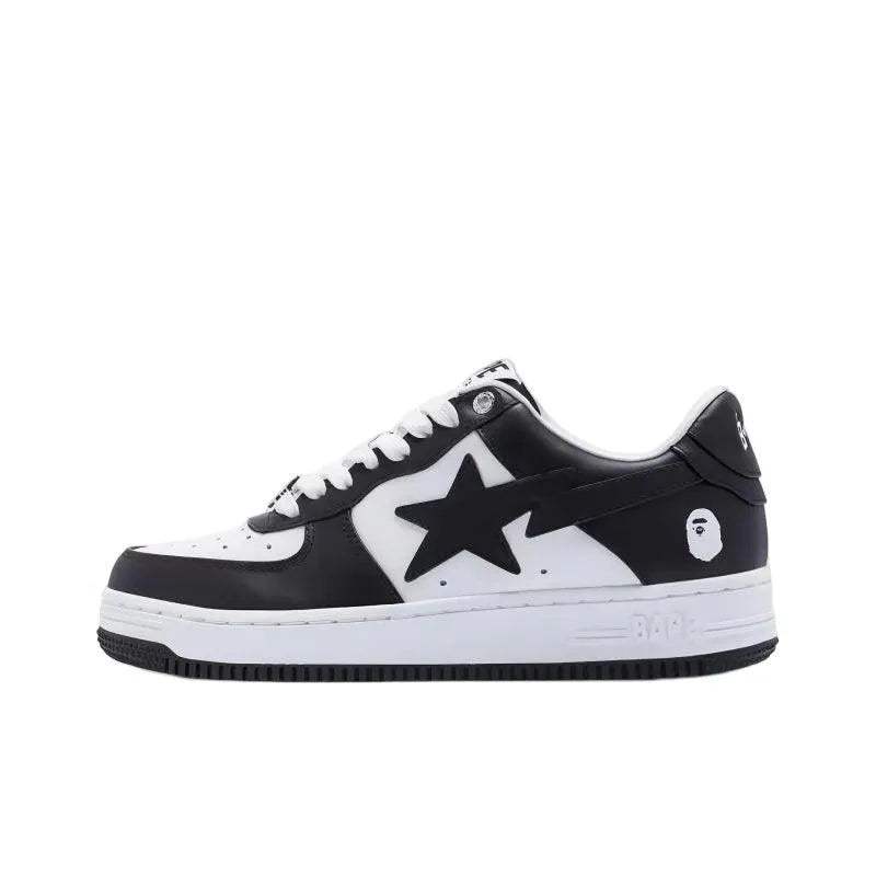 A BATHING APE Bape Sta Beige Calf Hair Techwosell