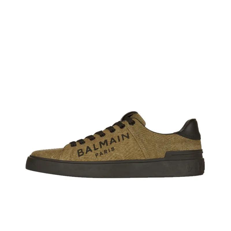BALMAIN Logo-print B-Court Sneakers