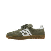 BALMAIN Swan Low-Top Skateboard Shoes 'Green' Techwosell