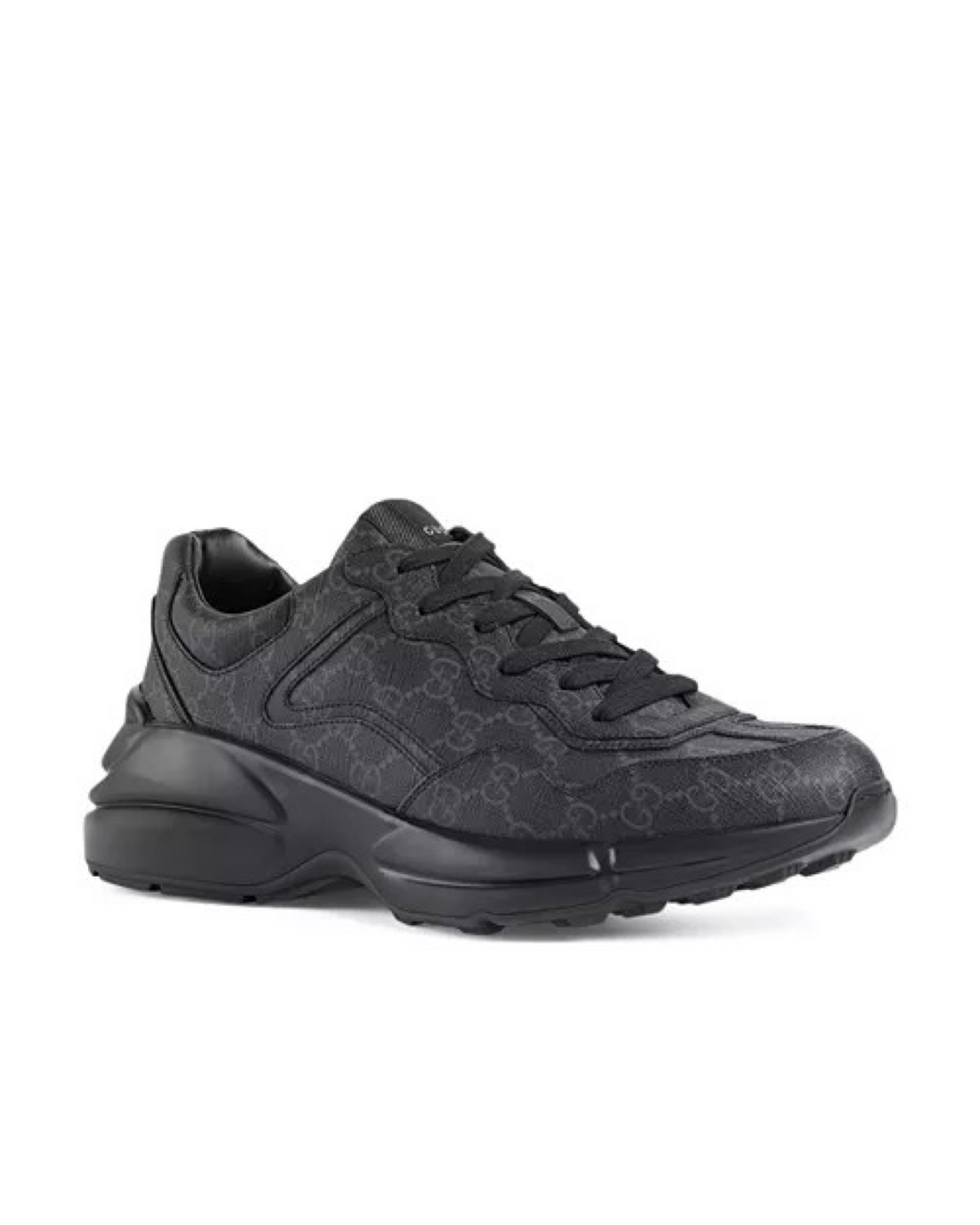 Gucci Low-Top Sneaker – Canvas & Leather Blend