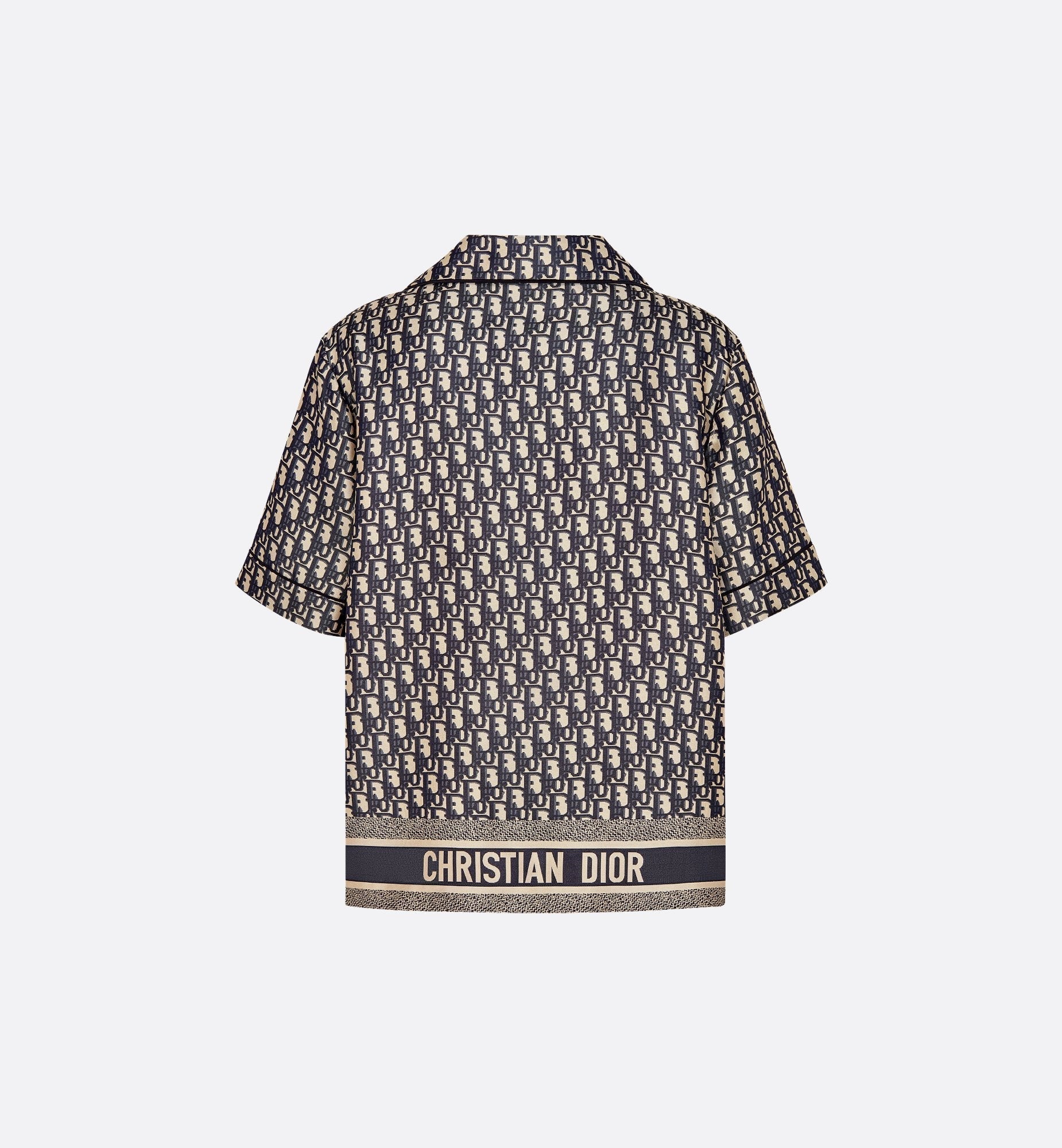Dior Chez Moi Short-Sleeved Shirt
Blue Dior Oblique Silk Twill