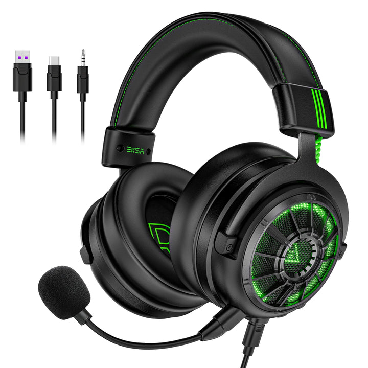 Pro Gaming Headphones for PC/PS4/Xbox/Switch, 7.1 Wired Headset Gamer