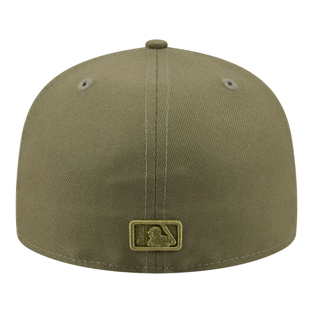 Los Angeles Dodgers New Era Color Pack 59FIFTY Fitted Hat - Olive Techwosell