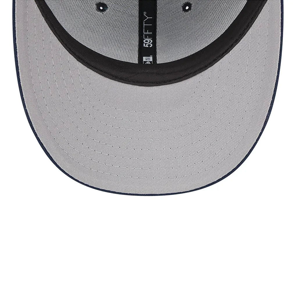 Los Angeles Dodgers New Era Oceanside Low Profile 59FIFTY Fitted Hat - Navy Techwosell