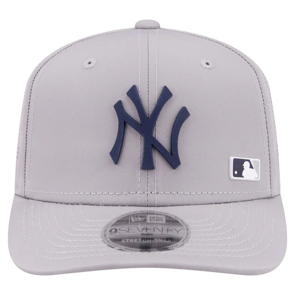 New York Yankees New Era Laser Perforated 9SEVENTY Adjustable Hat - Gray