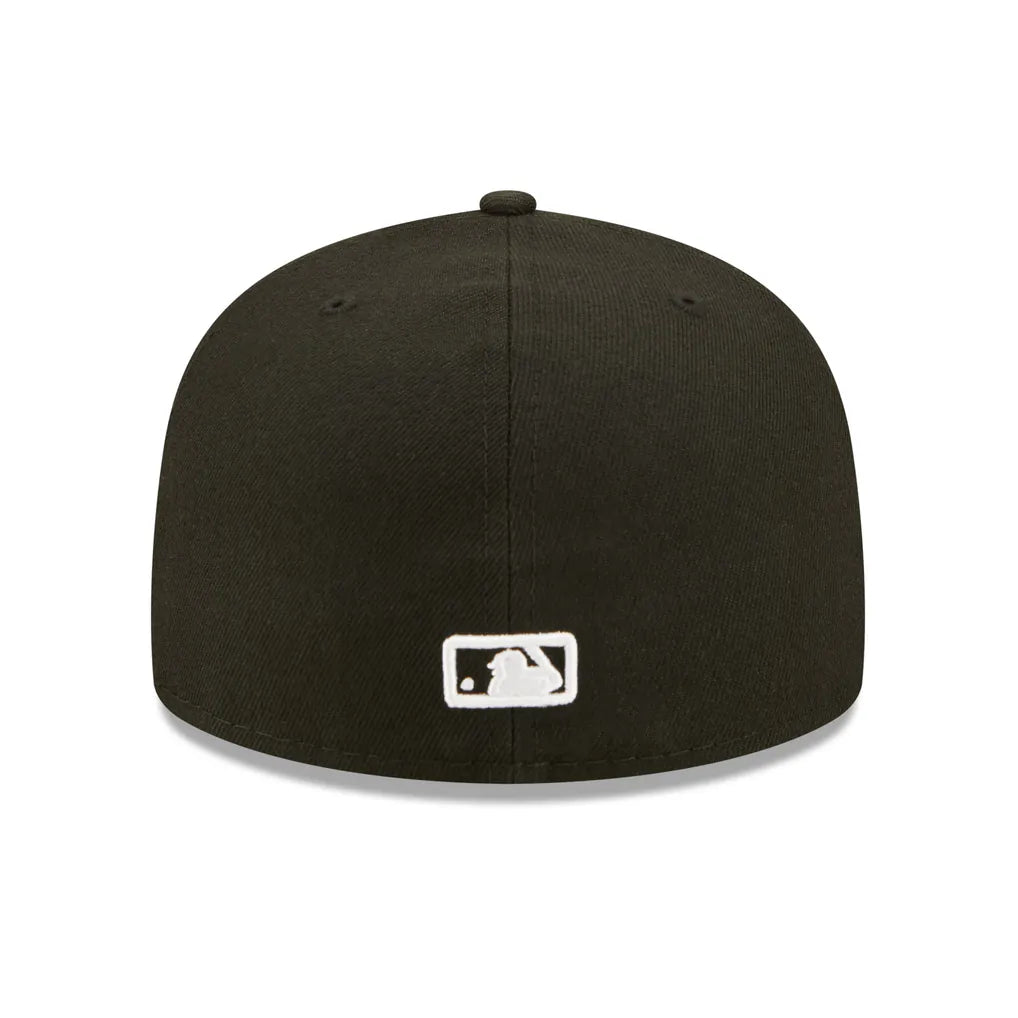New York Yankees New Era Team Logo 59FIFTY Fitted Hat - Black