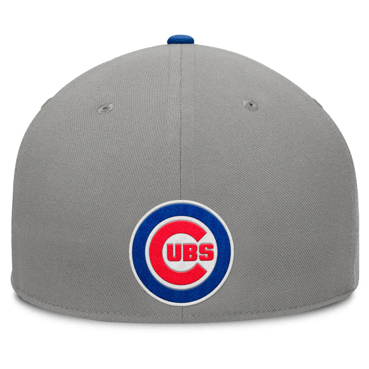 Chicago Cubs Fanatics Clubhouse Dugout Fitted Hat - Gray/Royal