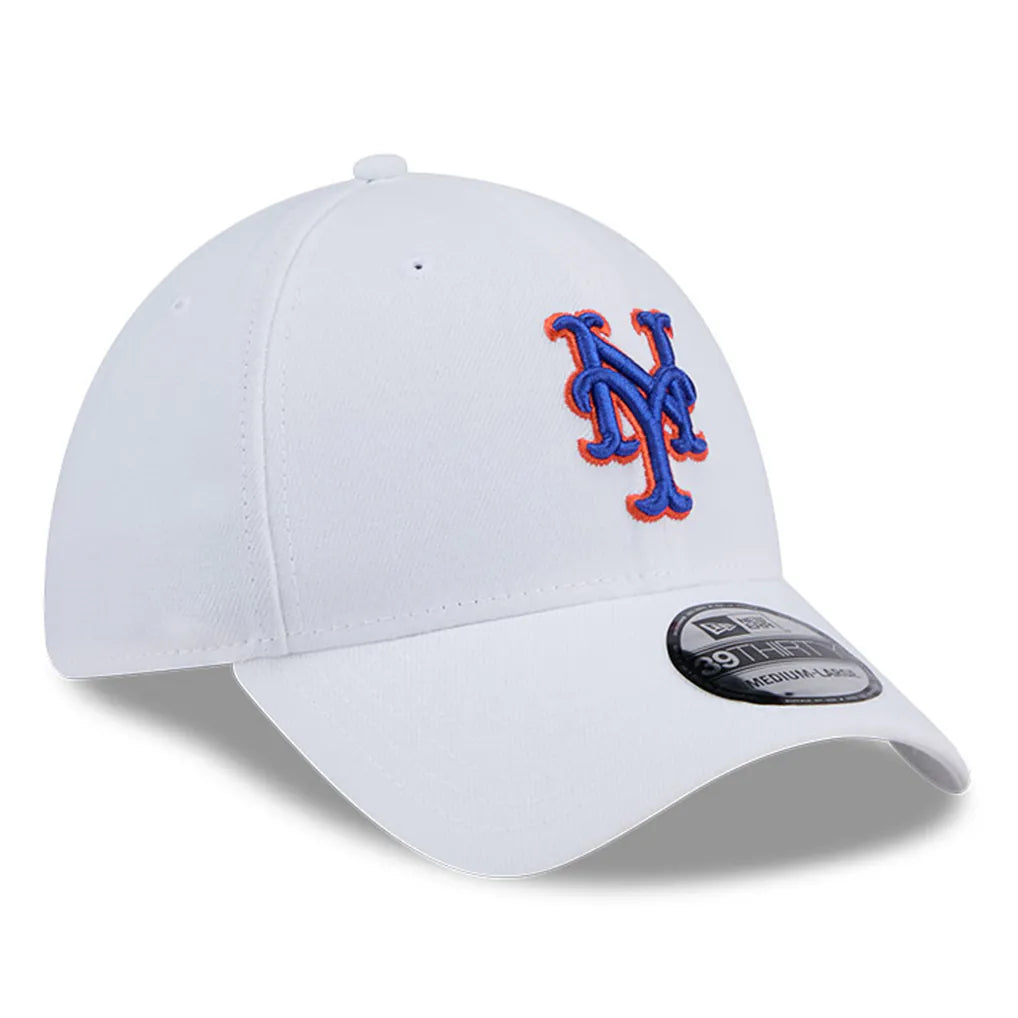 New York Mets New Era 39THIRTY Flex Hat - White Techwosell