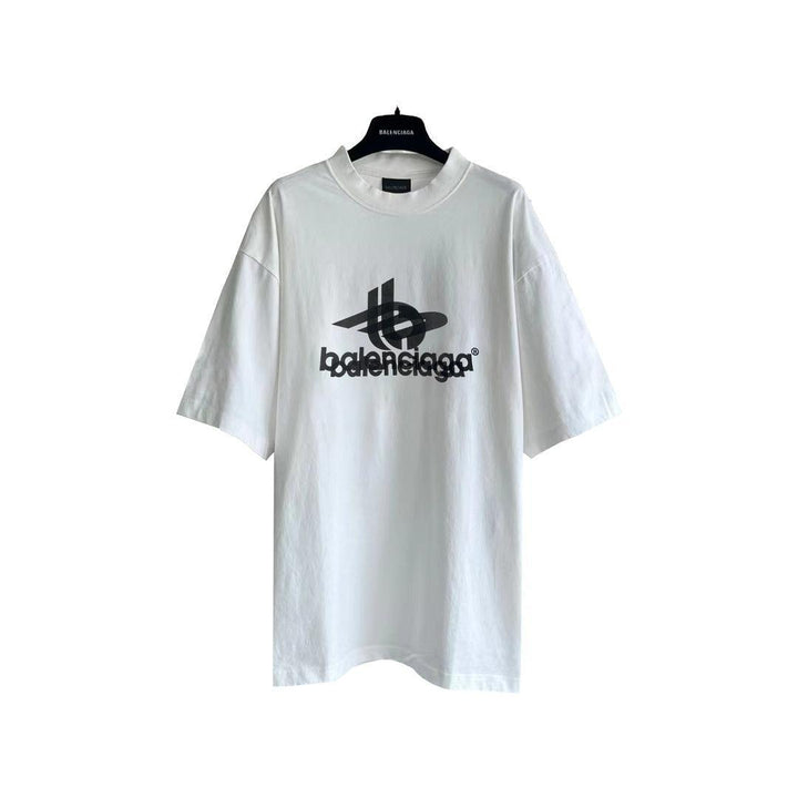 Balenciaga White T-Shirt Without Collar