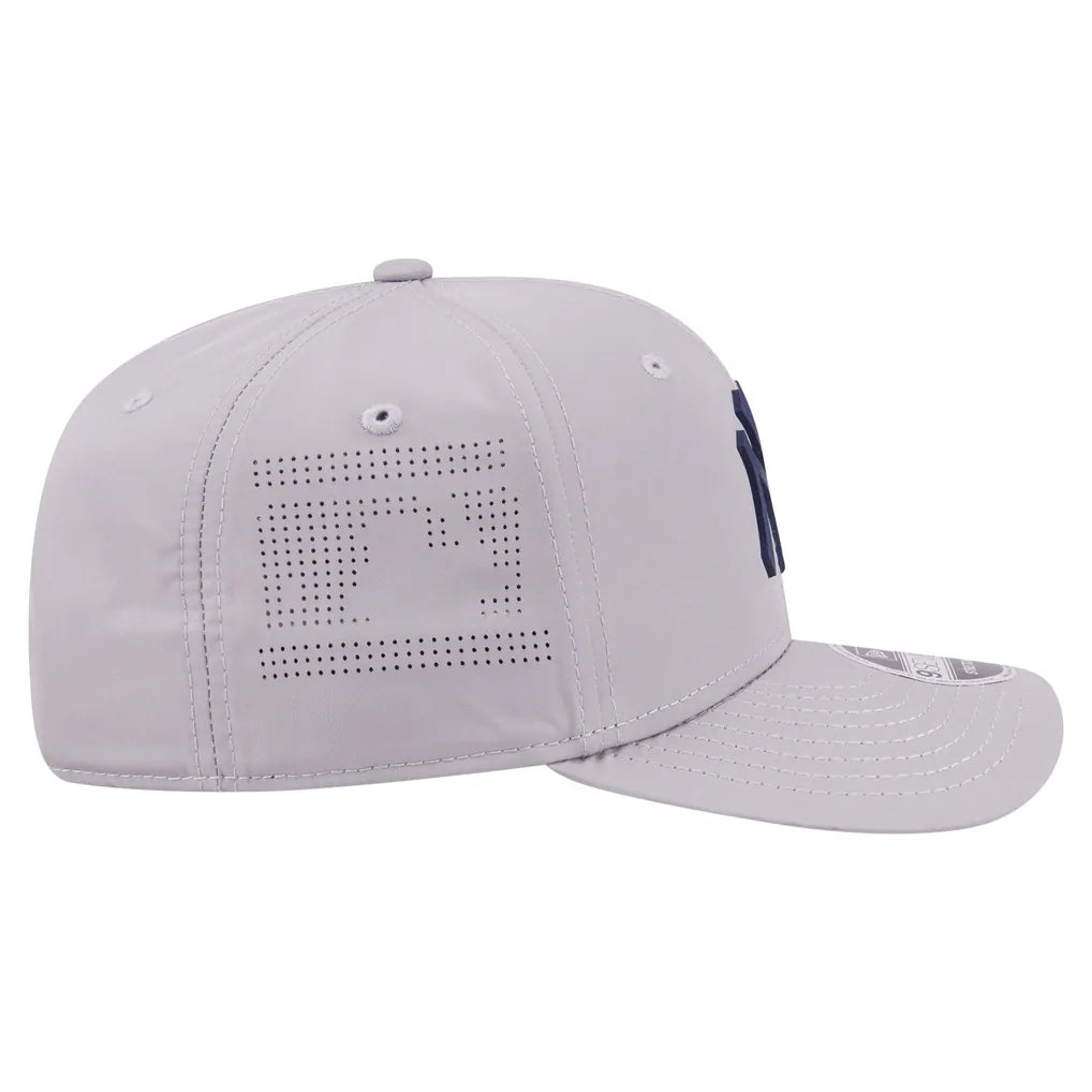 New York Yankees New Era Laser Perforated 9SEVENTY Adjustable Hat - Gray