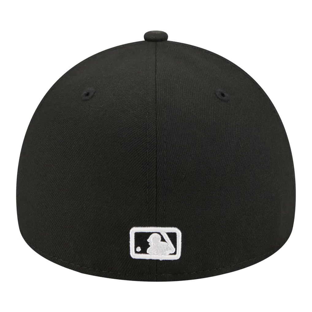 New York Yankees New Era A-Frame 59FORTY Fitted Hat - Black Techwosell
