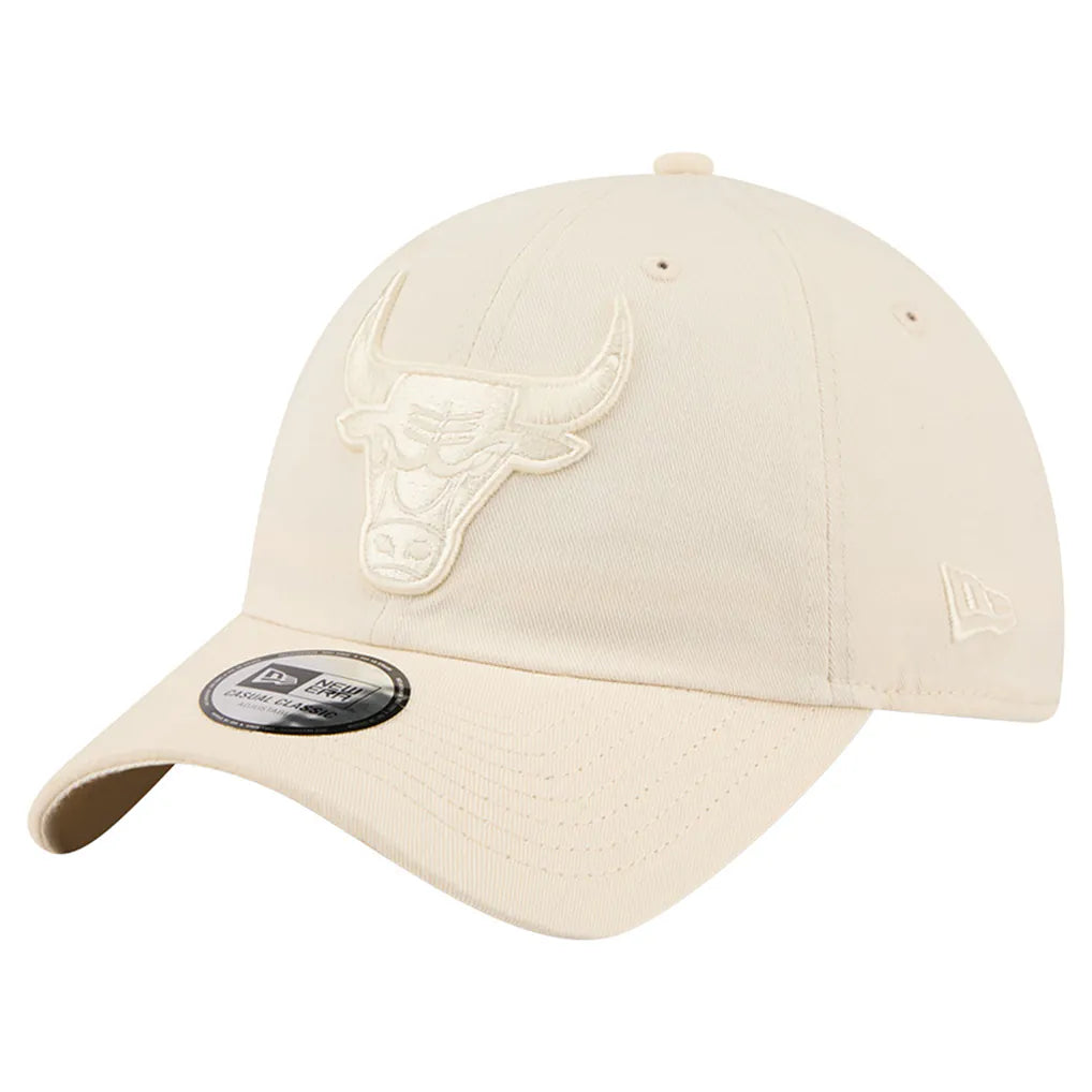Chicago Bulls New Era Color Pack Casual Classic Adjustable Hat - Cream Techwosell