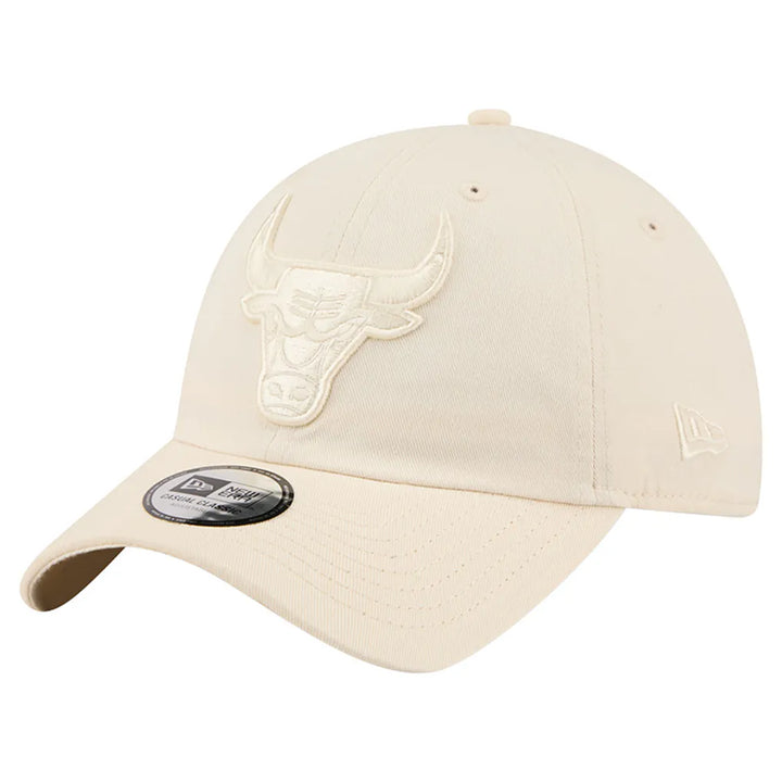 Chicago Bulls New Era Color Pack Casual Classic Adjustable Hat - Cream