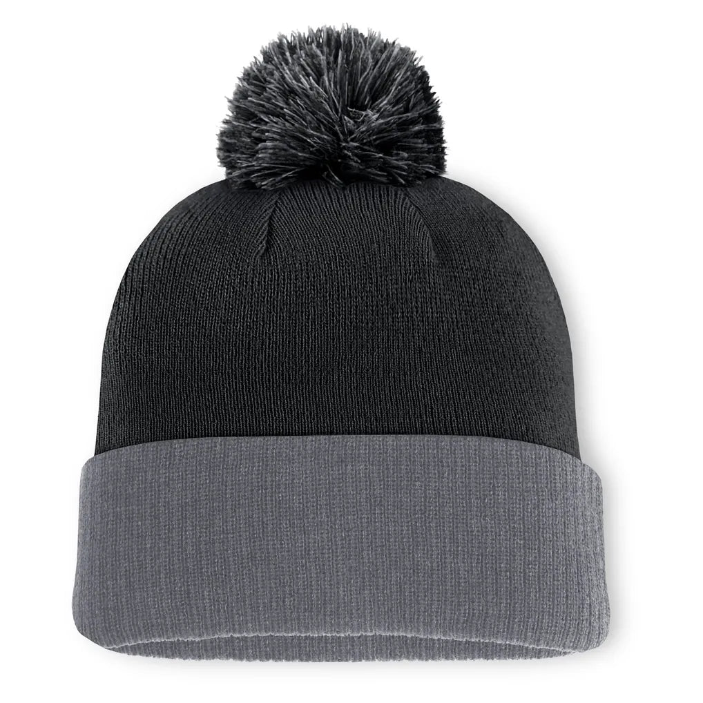 Los Angeles Kings Fanatics Aspyn Cuffed Knit Hat with Pom - Black