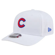 Chicago Cubs New Era COOLERA 9SEVENTY Adjustable Hat - White Techwosell