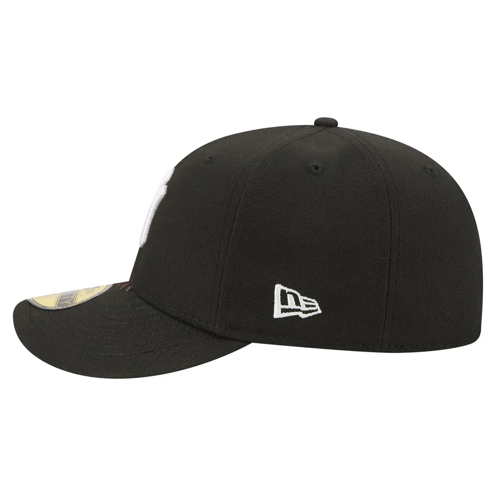 New York Yankees New Era Americana Bald Eagle Pre-Curved 59FIFTY Fitted Hat - Black Techwosell