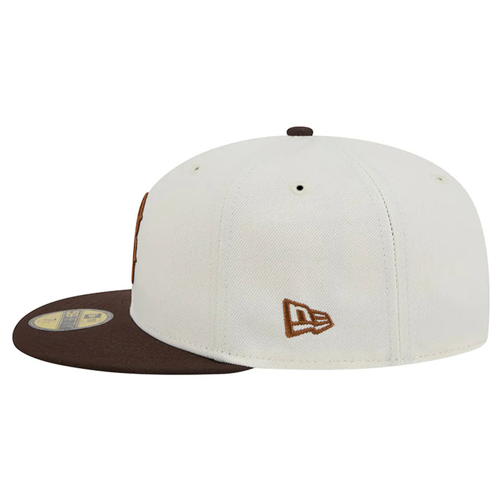 Boston Red Sox New Era Pumpkin Spice 59FIFTY Fitted Hat - Natural/Brown