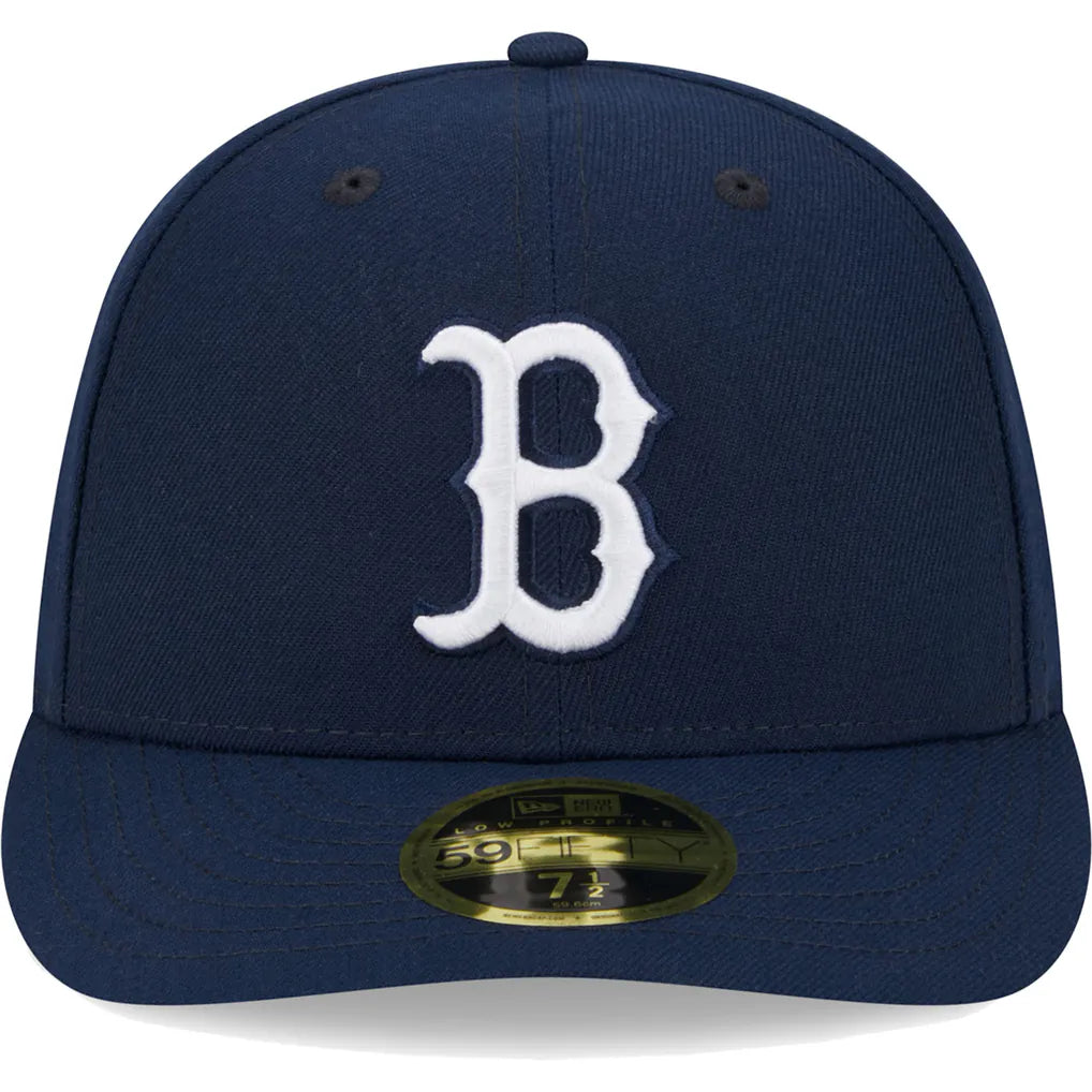 Boston Red Sox New Era Oceanside Low Profile 59FIFTY Fitted Hat - Navy Techwosell