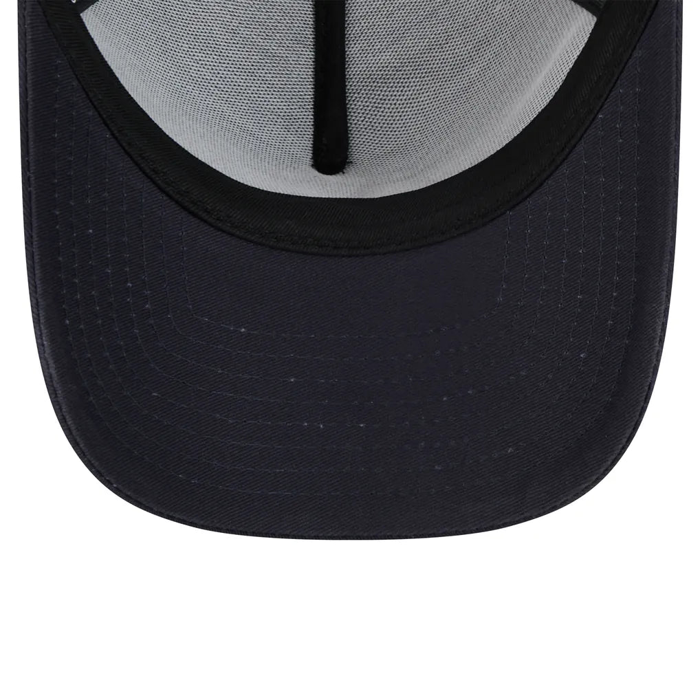 New York Yankees New Era 9FORTY A-Frame Trucker Adjustable Hat - Navy