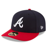 Atlanta Braves New Era Home Authentic Collection On-Field Low Profile 59FIFTY Fitted Hat - Navy/Red Techwosell