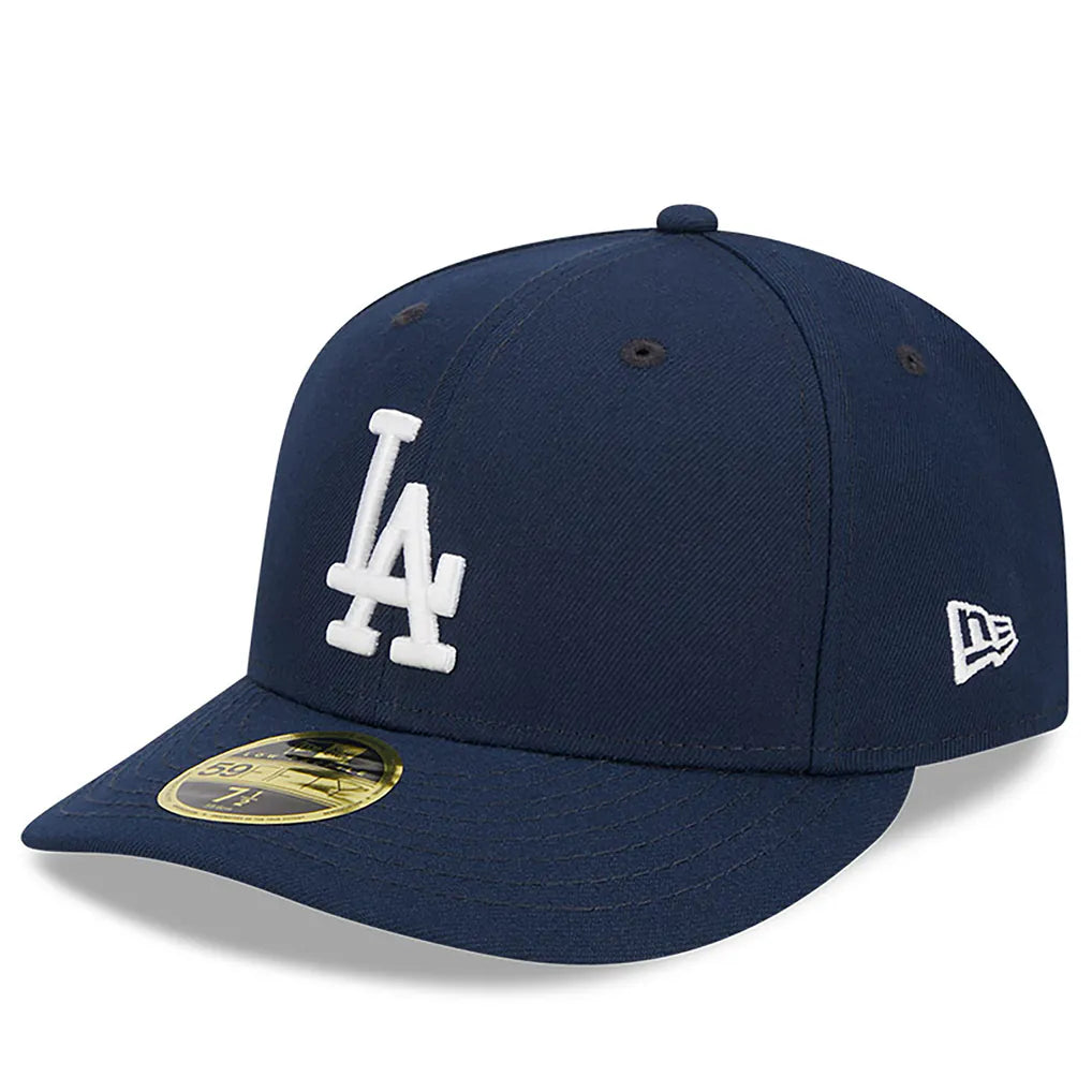 Los Angeles Dodgers New Era Oceanside Low Profile 59FIFTY Fitted Hat - Navy Techwosell