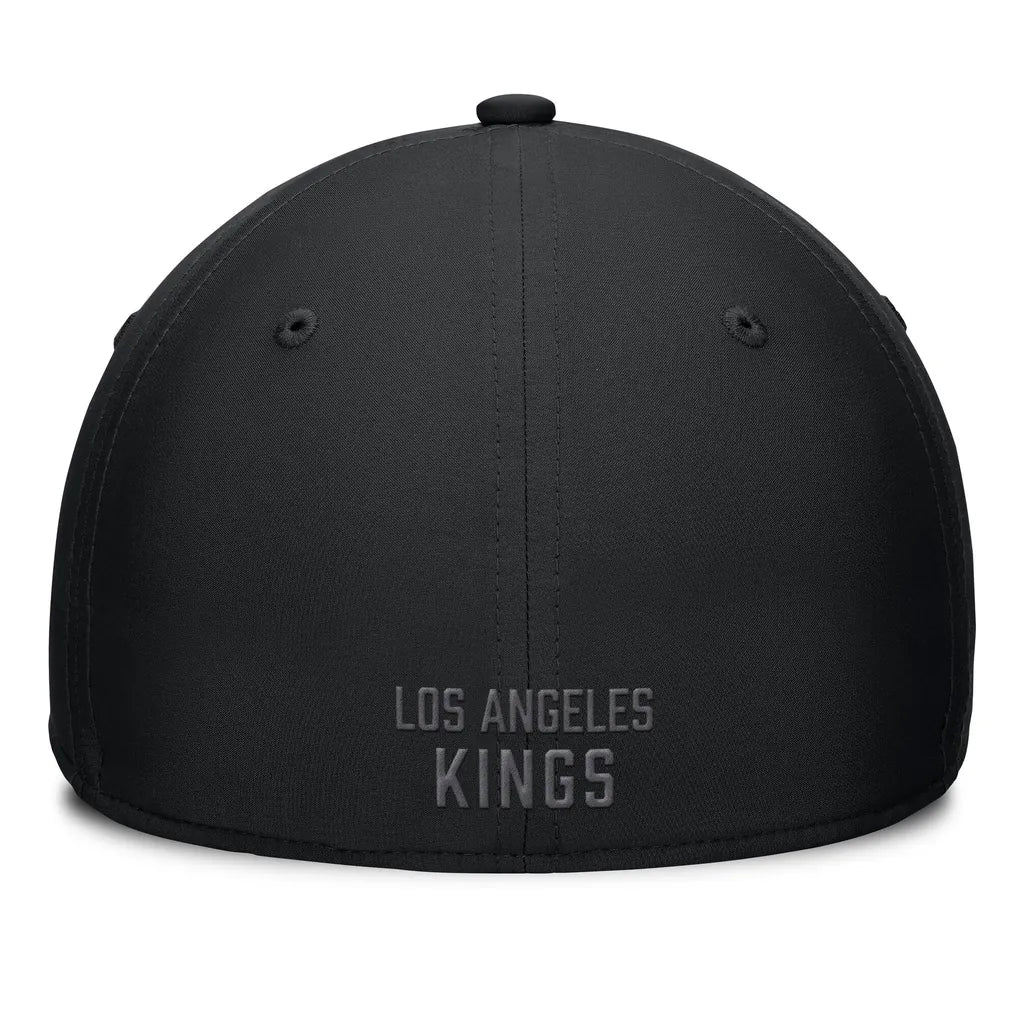 Los Angeles Kings Fanatics Core Primary Logo Flex Hat - Black Techwosell